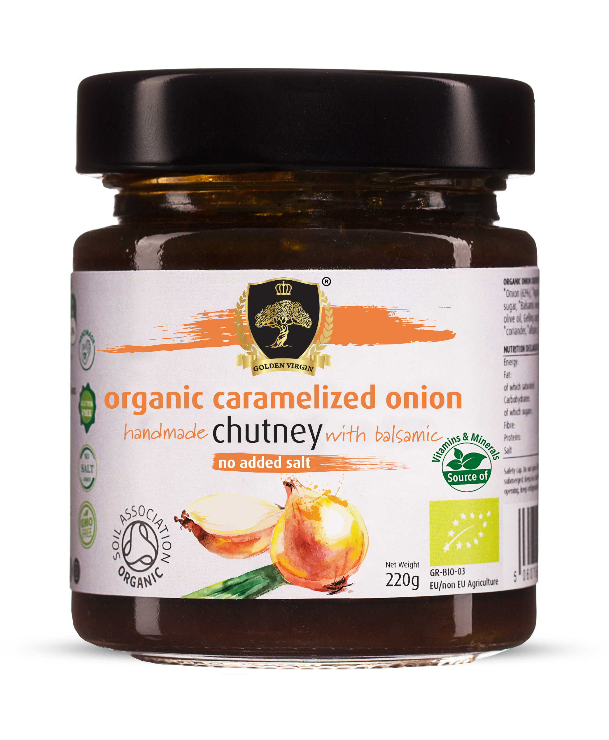 buy organic caramelised onion chutney in bulk