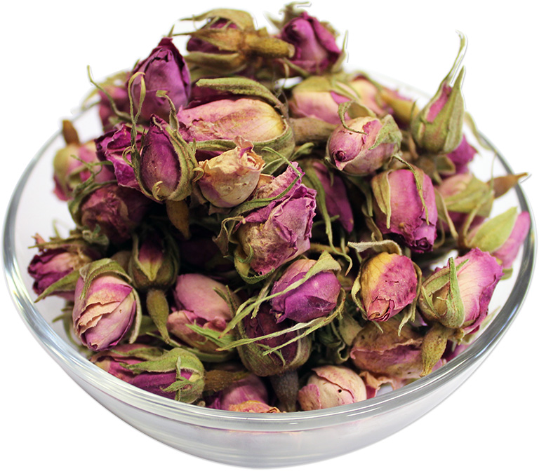 buy dried pink rose buds in bulk
