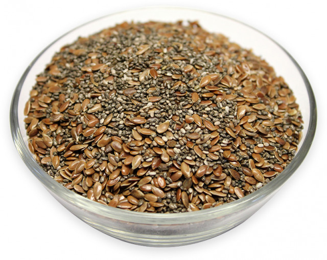 buy mixed chia & flaxseeds brown in bulk